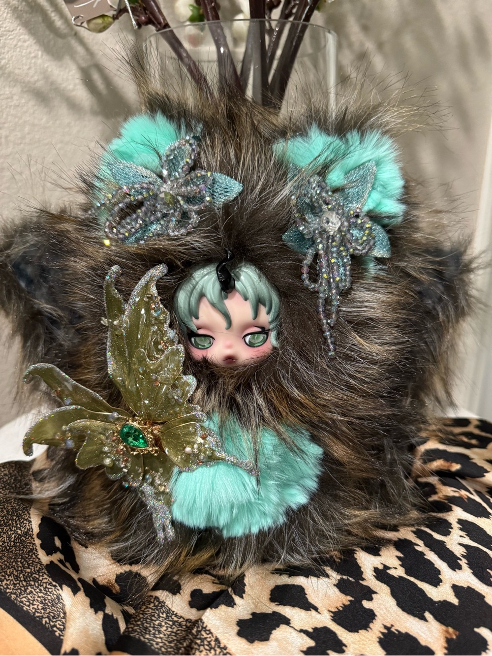 Plush Fur Custom Skullpqnda Butterfly with Accessories - Picture 3 of 10